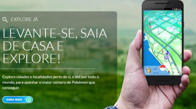 Foto: Site oficial Pokémon GO